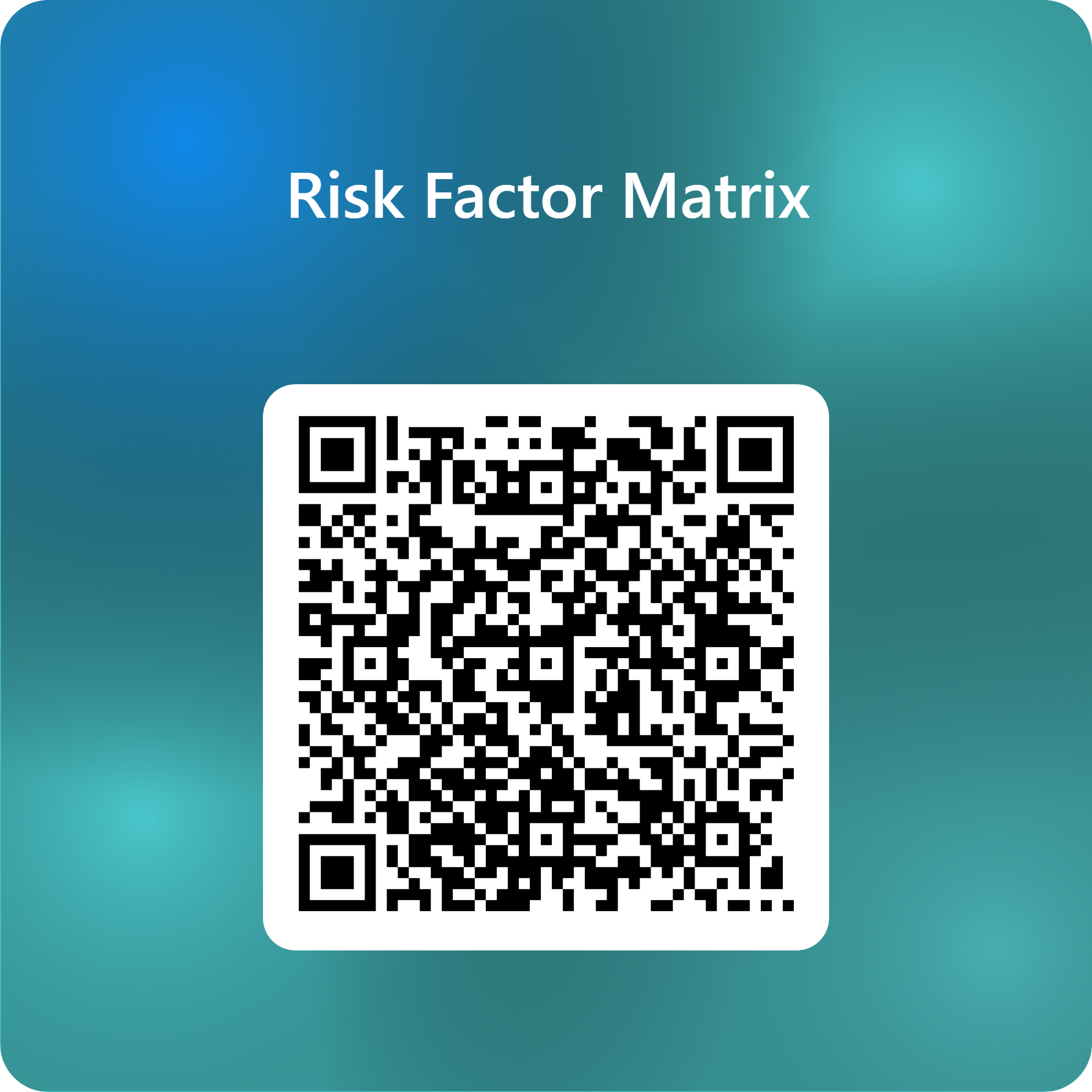 Qrcode for risk factor matrix